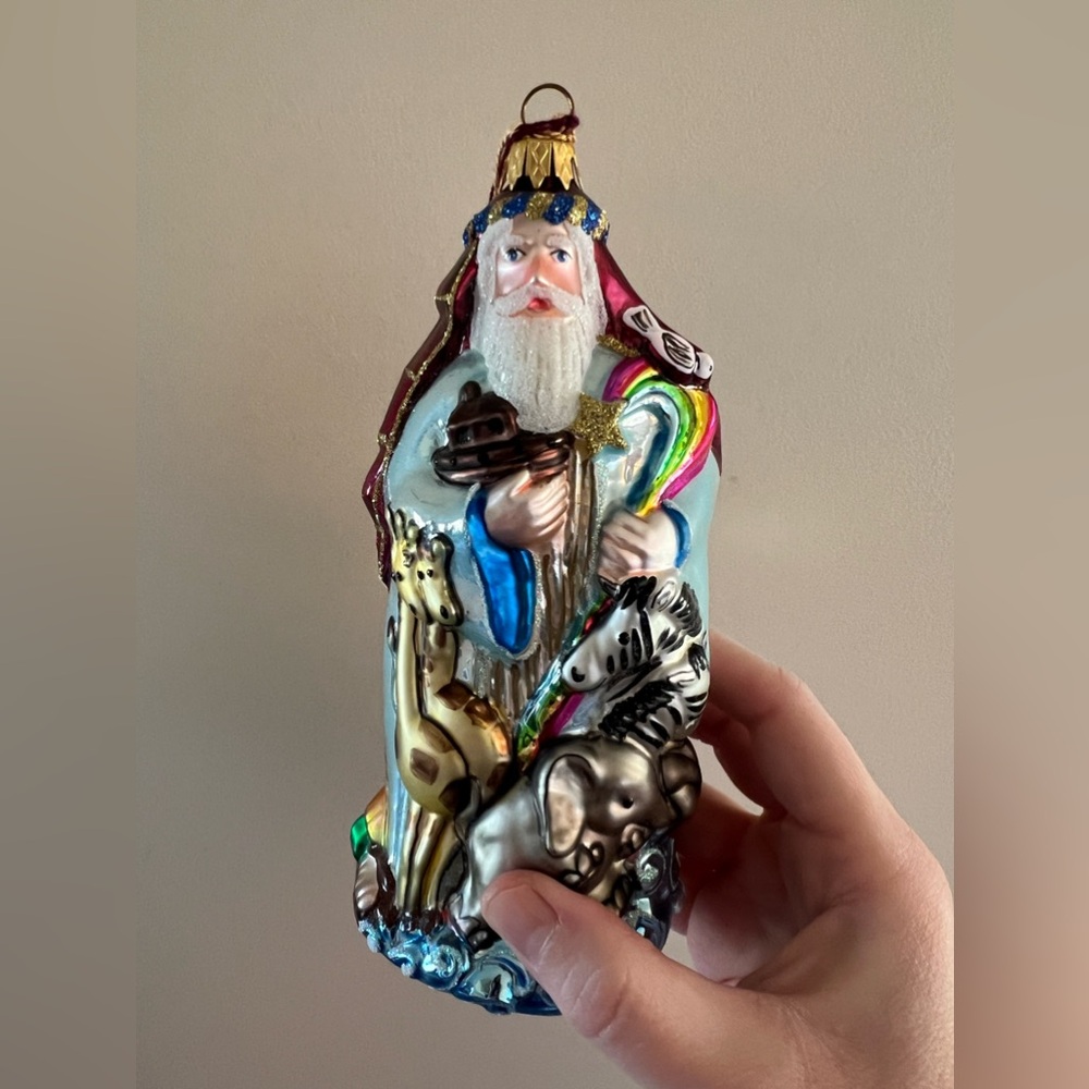 Polonaise Vintage Christmas Ornament Noah’s Ark Religious Rainbow Kurt S Adler